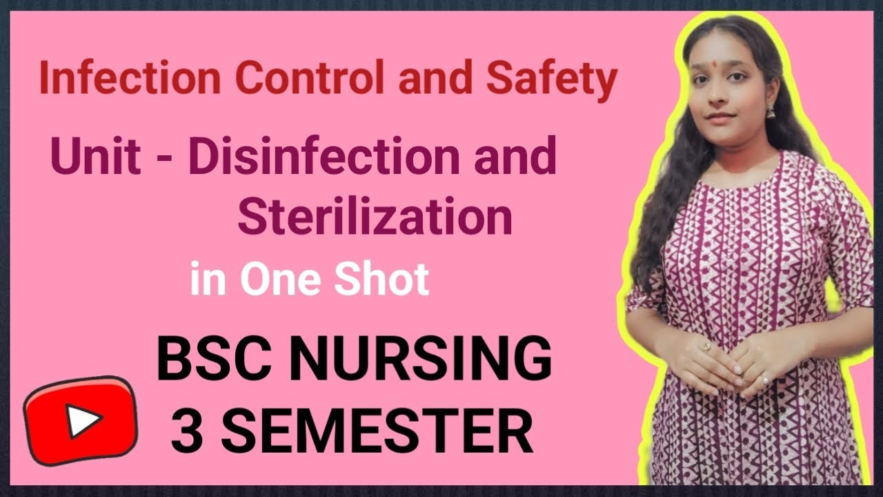 Disinfection and Sterilization in One Shot 💥 BSC NURSING 3 SEMESTER