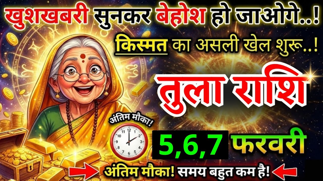 2, 3, 4 फरवरी, तुला राशि वालों खुशखबरी सुनकर बेहोश हो जाओगे, Tula Rashi