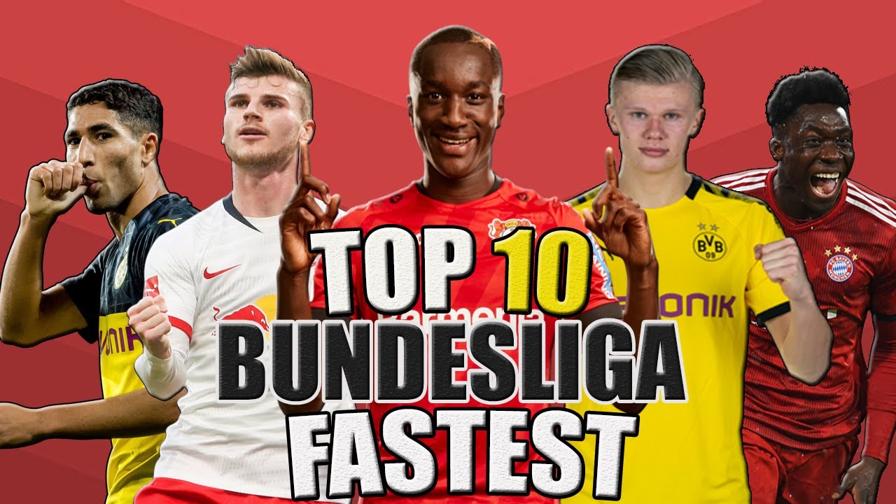 TOP 10 - Fastest Football Players in Bundesliga 2020