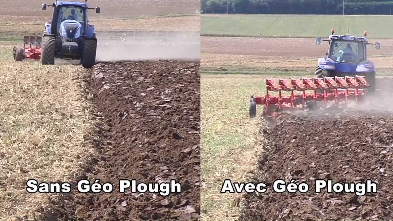 Le système de guidage des charrues par GPS Trimble Geoploughx avec Latitudegps