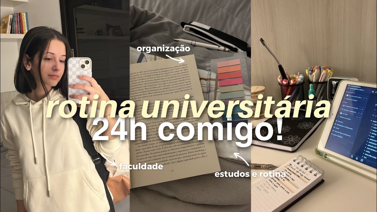 minha rotina REAL como universitária de psicologia | correria do dia-a-dia, estudos, faculdade 🗓️🚍