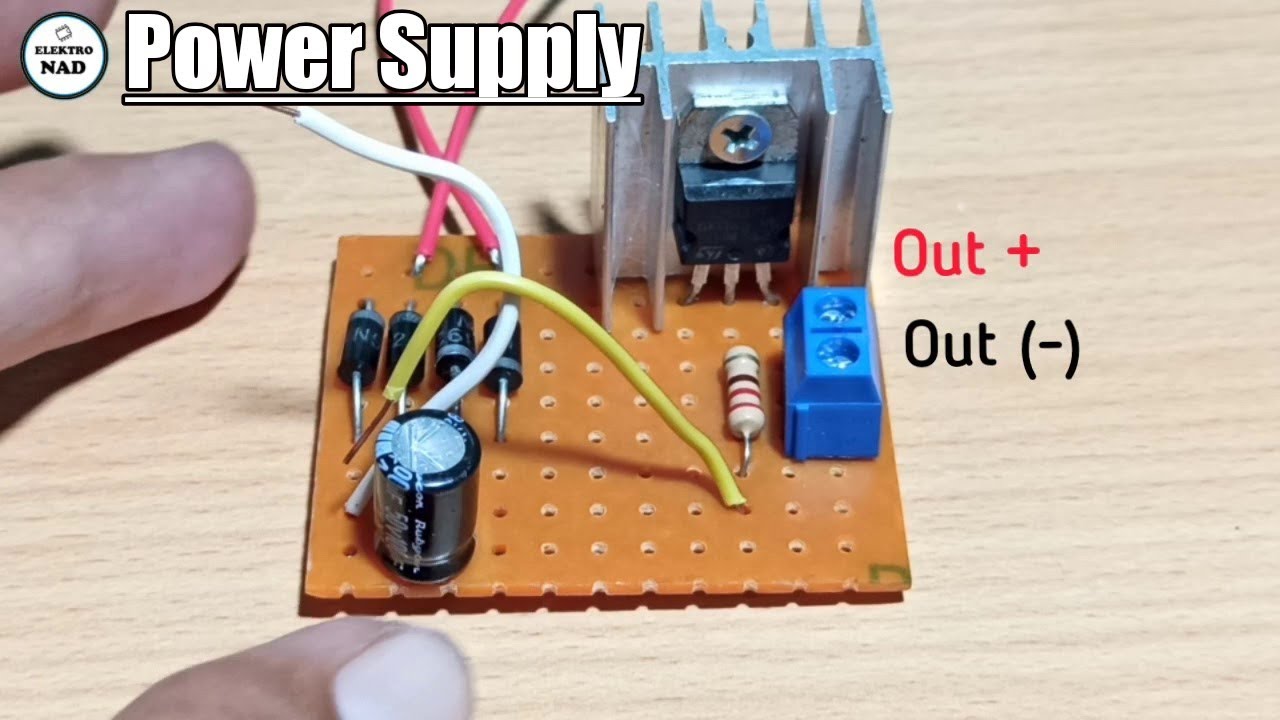 power supply sederhana pakai box