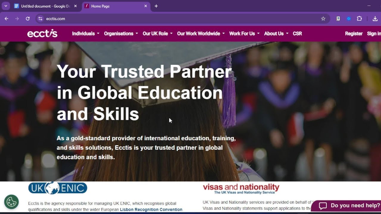 Evaluate Your Overseas Qualification to the UK Standard _ Step-by-Step ECCTIS application