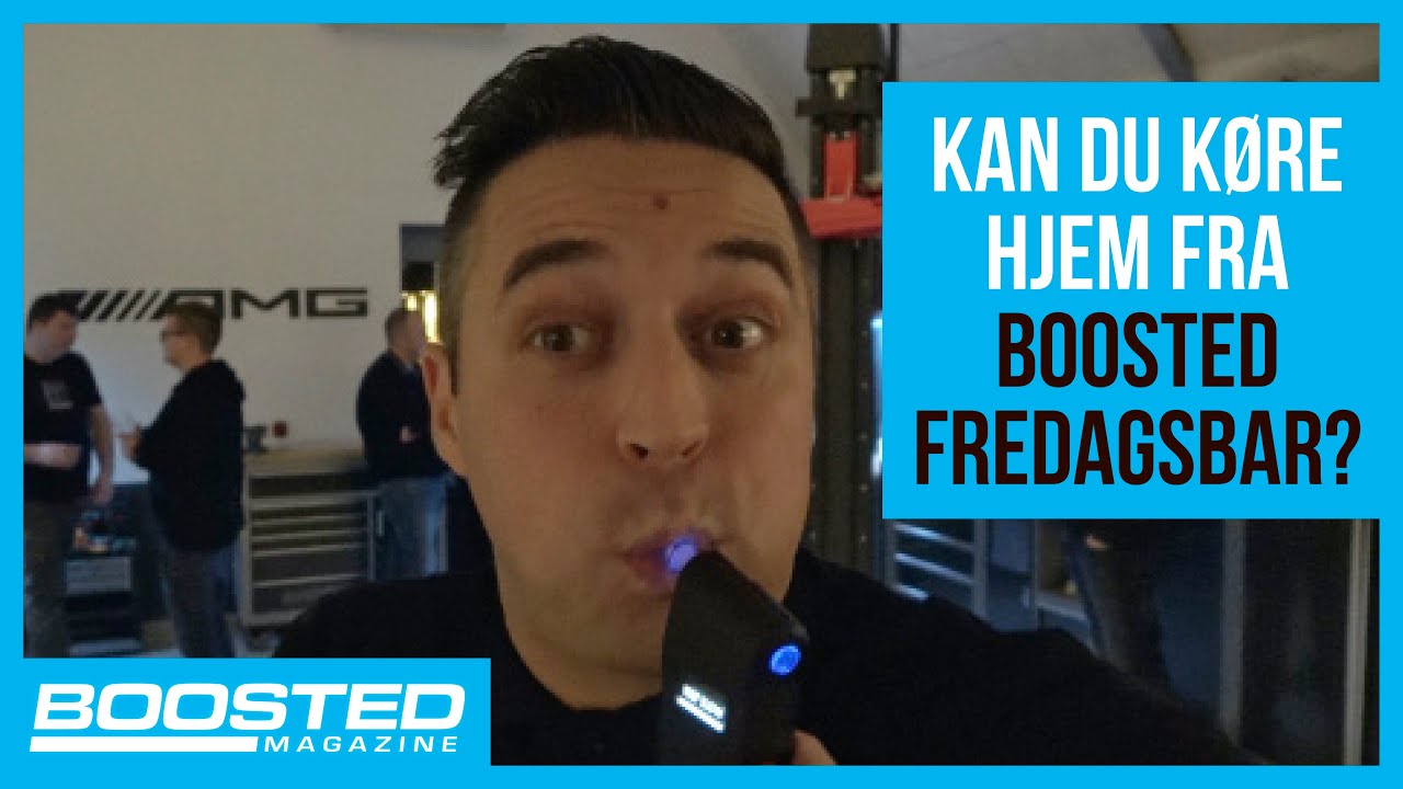 Vi tester promillen til Boosted fredagsbar!