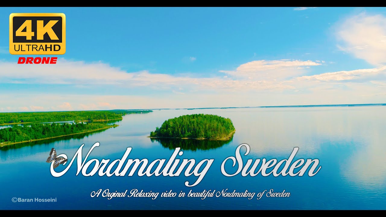 Nordmaling from Above | Stunning 4K Drone Tour of a Scandinavian Gem in Sweden ☀️🌿