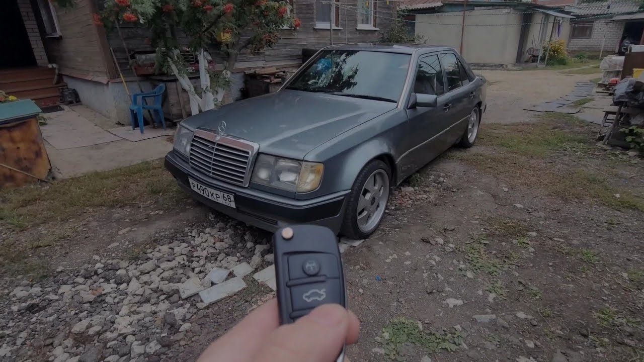ремонт ходовой w124 ,своими силами в гараже
