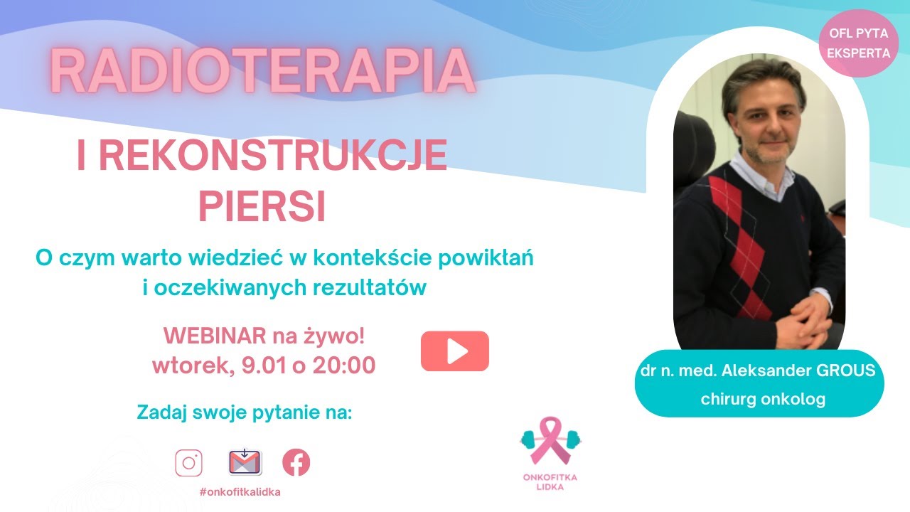 OnkoFitka Lidka Pyta Eksperta: dr n. med. Aleksander Grous