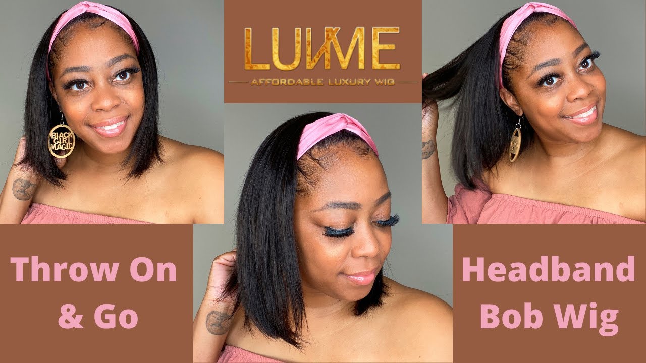 LuvMe Hair Headband Unboxing and Wig Review| Must Have Bob Headband Wig