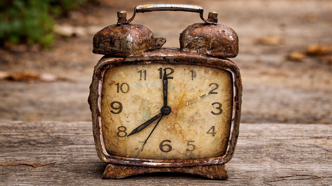Fully restored Soviet alarm clock from 1980
