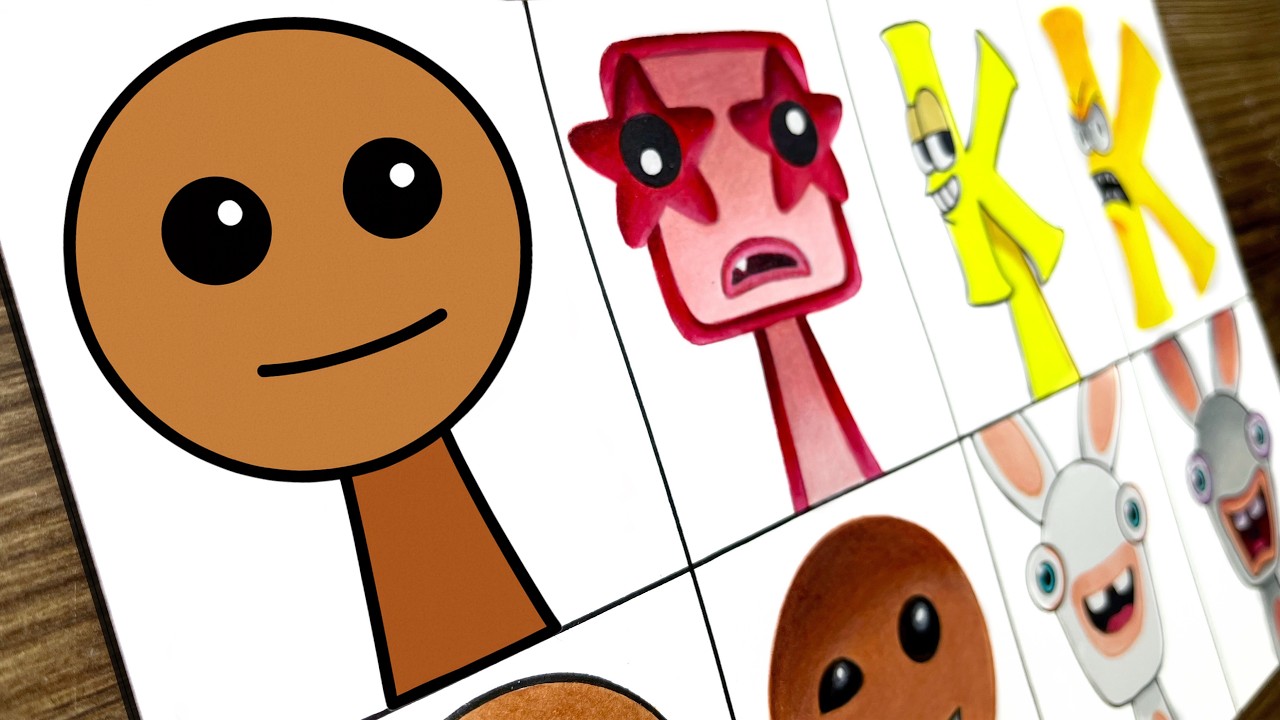 Drawing Incredibox Sprunki OC: Normal VS Horror / NEW My Sprunki OC Phase