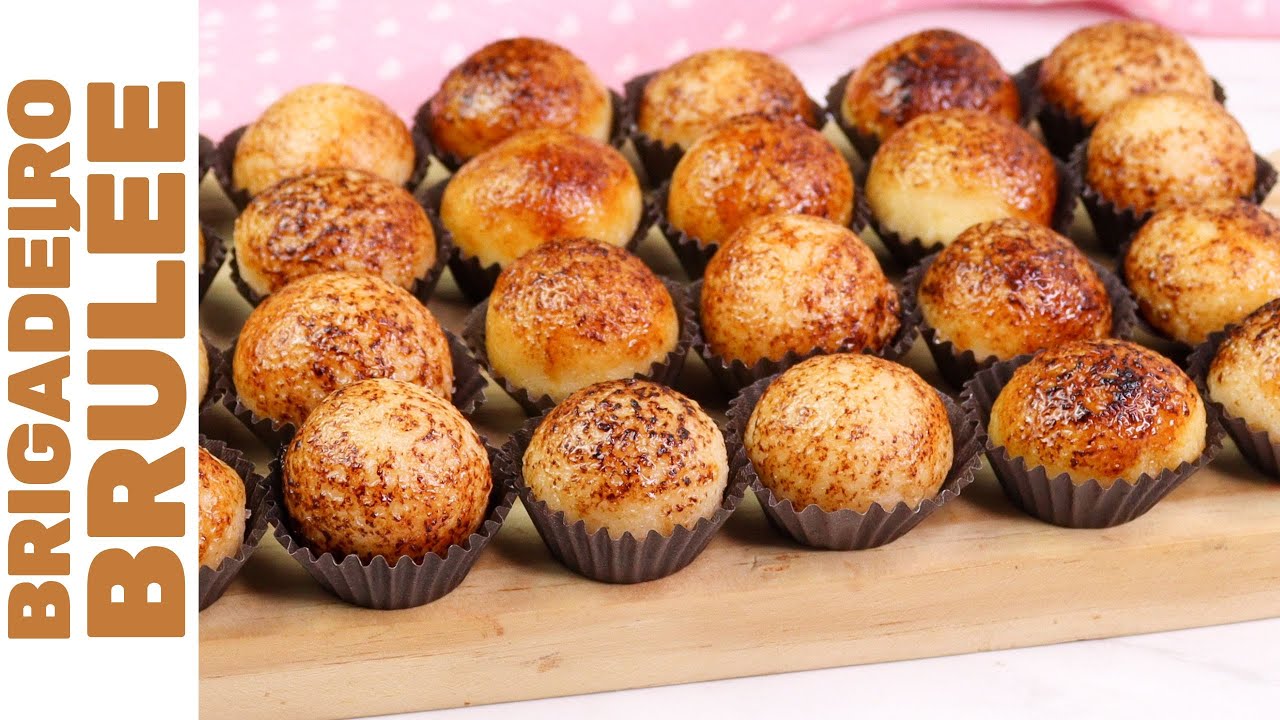 BRIGADEIRO BRÛLÉE GOURMET DELICIOSO E FÁCIL DE FAZER! Douradinho por fora, Super Cremoso por dentro!
