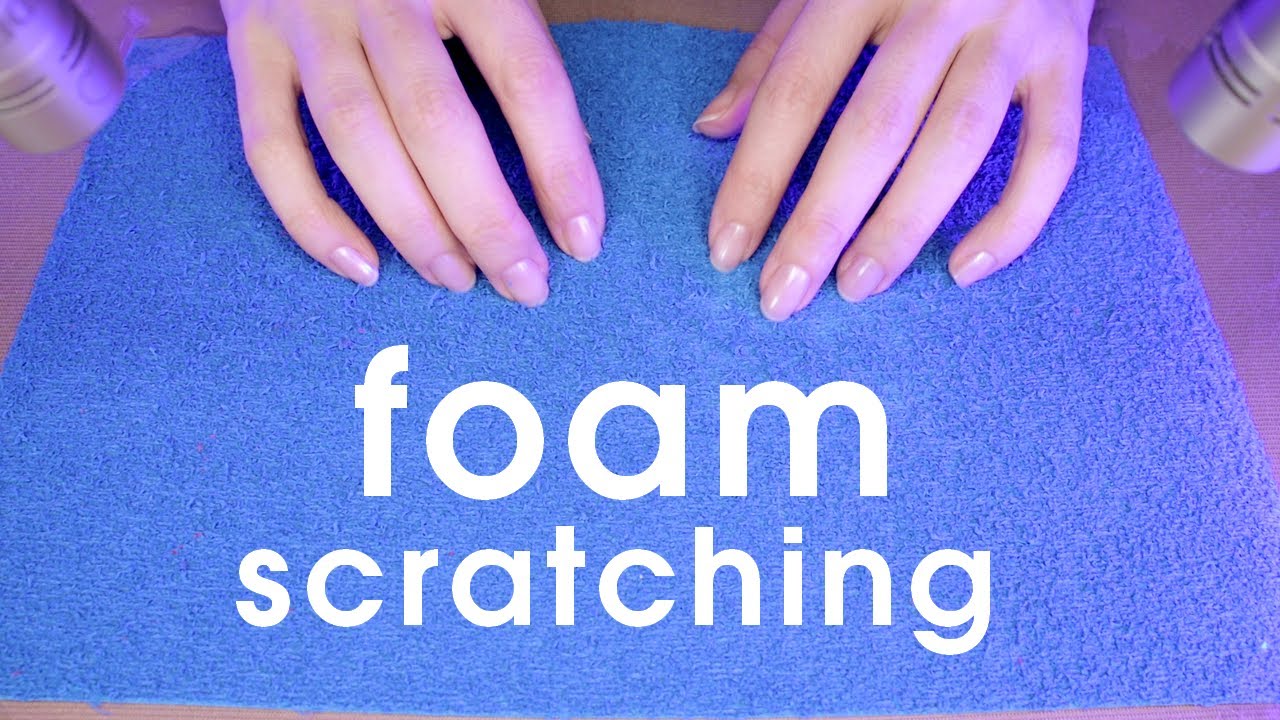 [ASMR] Textured Foam Scratching (NO TALKING)