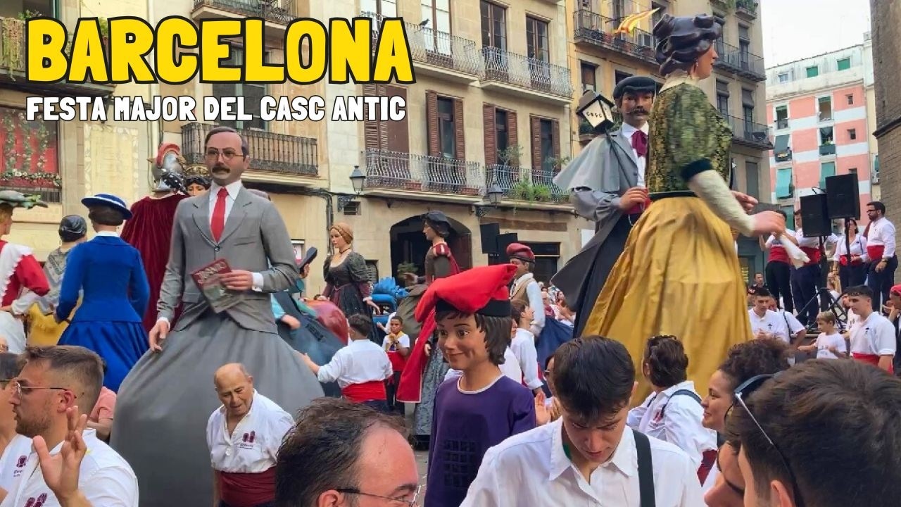 XXXII Trobada de Gegants del Casc Antic 🎉 Festa Major Barris de St Pere, Sta Caterina i La Ribera
