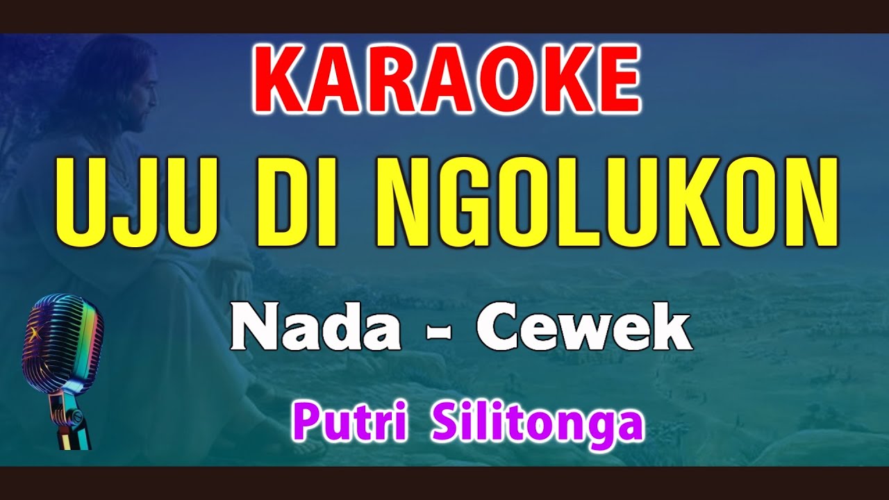 UJU DINGOLUKKON MA NIAN - KARAOKE | NADA WANITA || POP BATAK