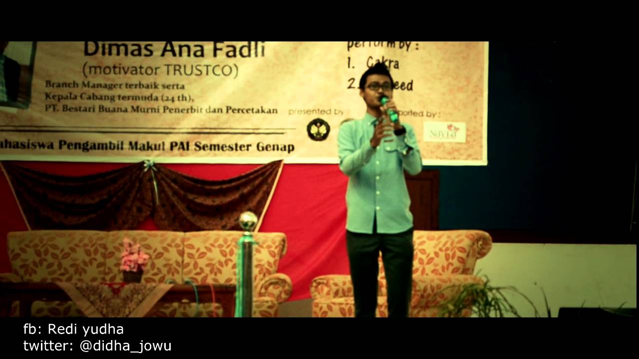 Redi Yudha  @Auditorium Universitas Negeri Semarang