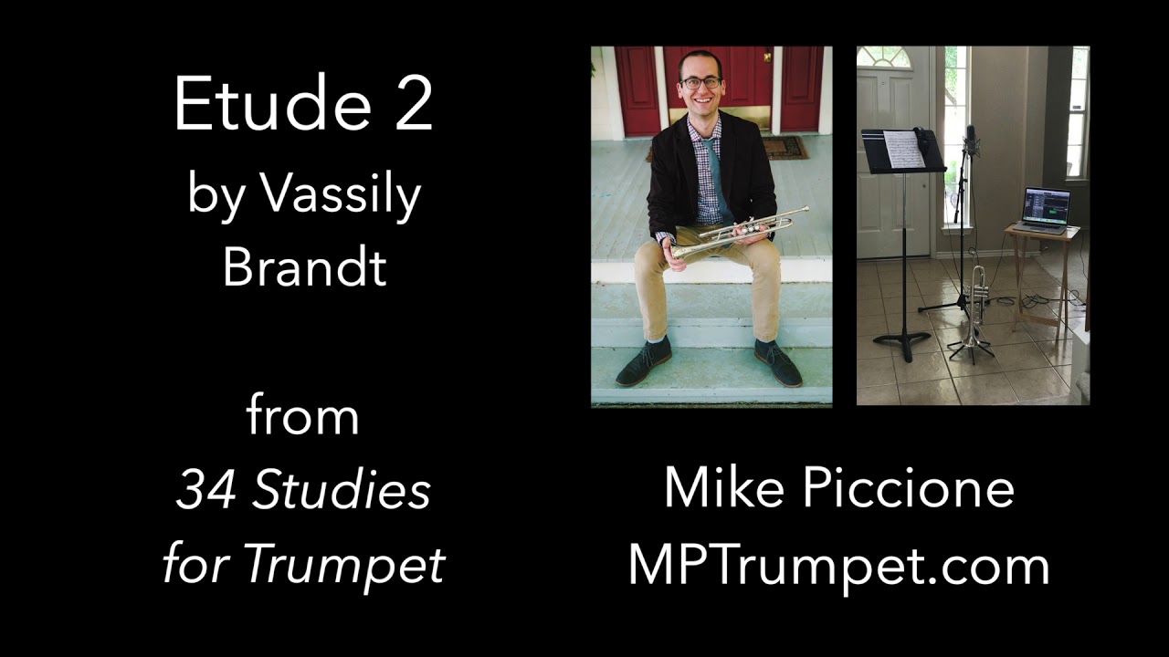 Brandt #2 from 34 Studies for Trumpet (Bb trumpet)