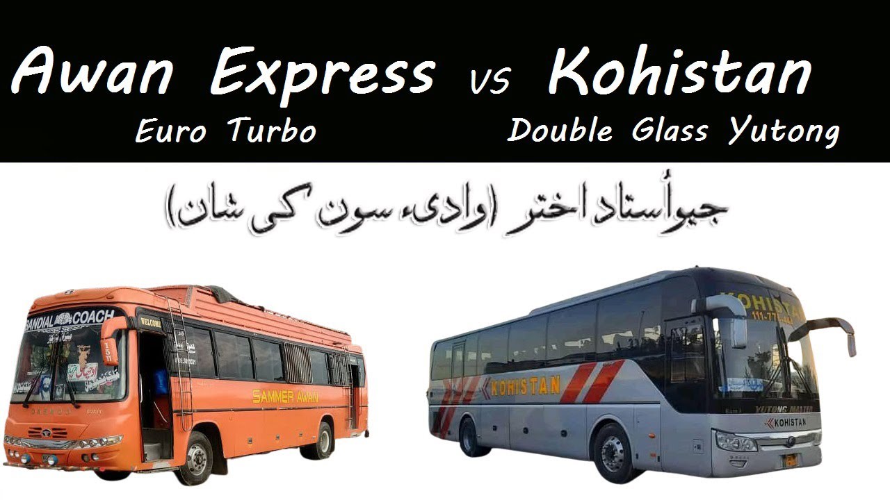Awan Express Vs Kohistan yutong on M2 motorway| UAFF writes and vlogs