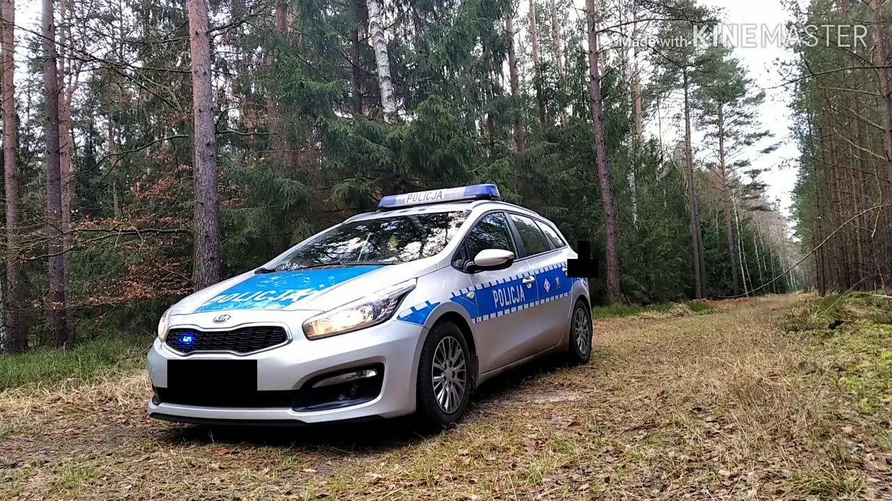 Kia Cee'd POLICJA '18 pokaz sygnalizacji świetlno-dźwiękowej Federal Signal Kairos + as422 6s PO