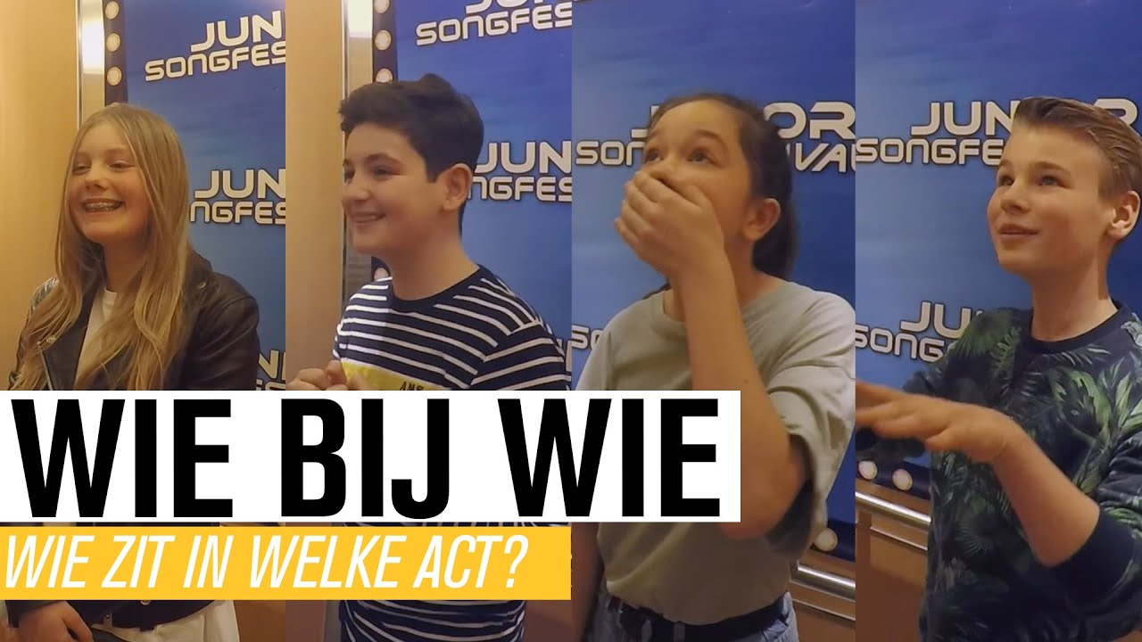 #6 WIE ZIT IN WELKE ACT? 😏 | JUNIOR SONGFESTIVAL 2020 🇳🇱
