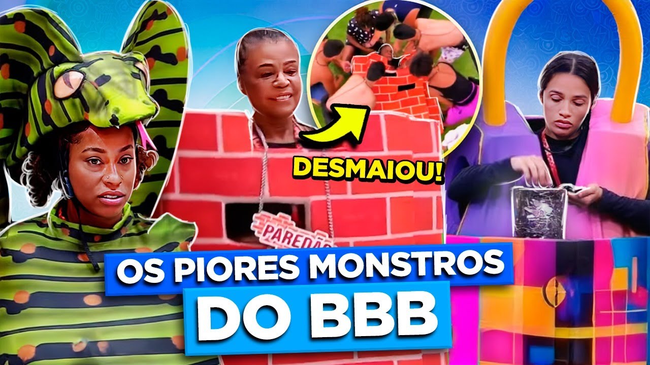 OS PIORES MONSTROS DA HISTÓRIA DO BBB | Diva Depressão