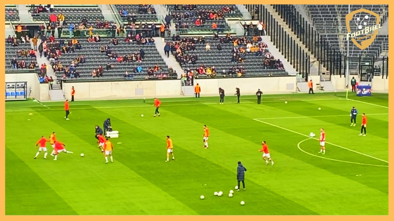 Raków Częstochowa - Complete pre-match warm-up - dynamic warm up football