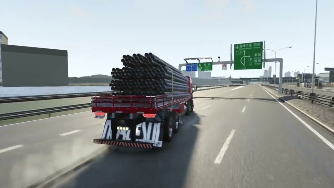 quebra de asa no beamng drive com caminhões brasileiros (mods)
