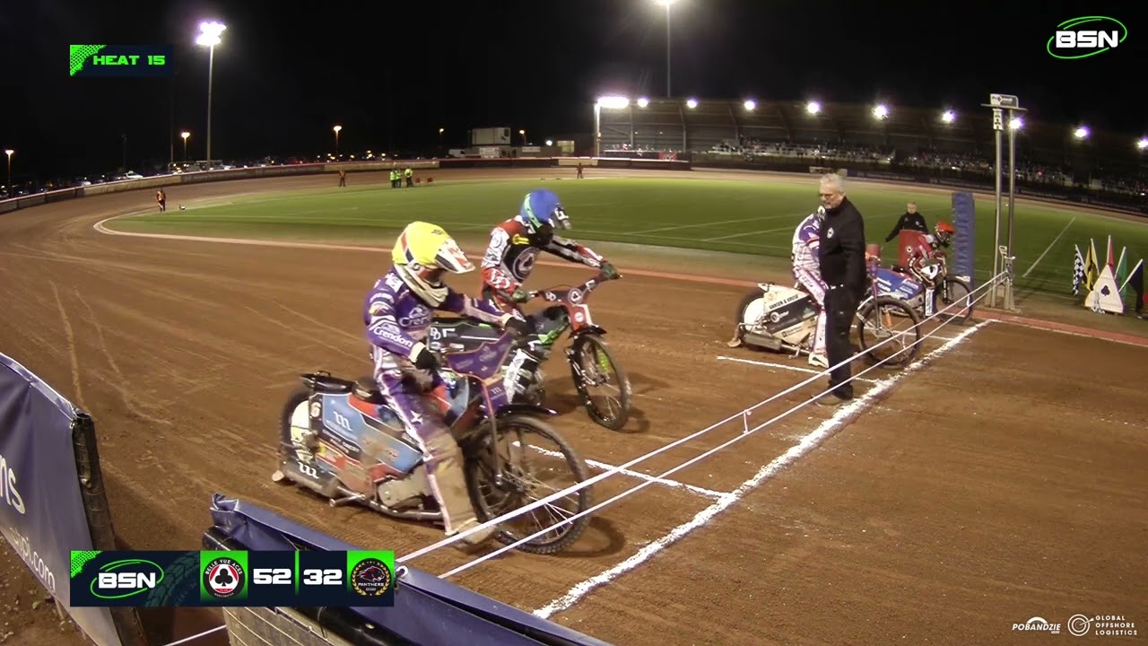 Belle Vue v Peterborough (Premiership), Heat 15 - 24.04.23