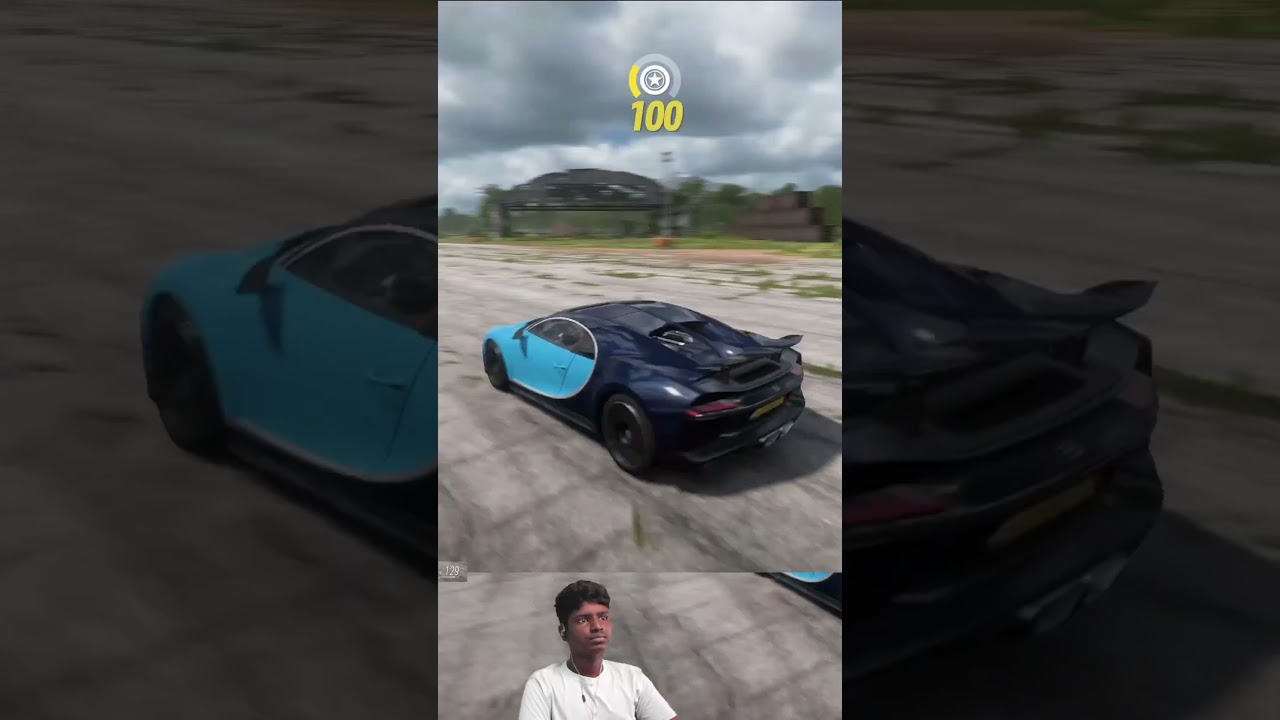 🚀🔥 Bugatti Chiron EPIC Jump Test! 🏎️💥 Extreme Car Stunt Challenge #Viral