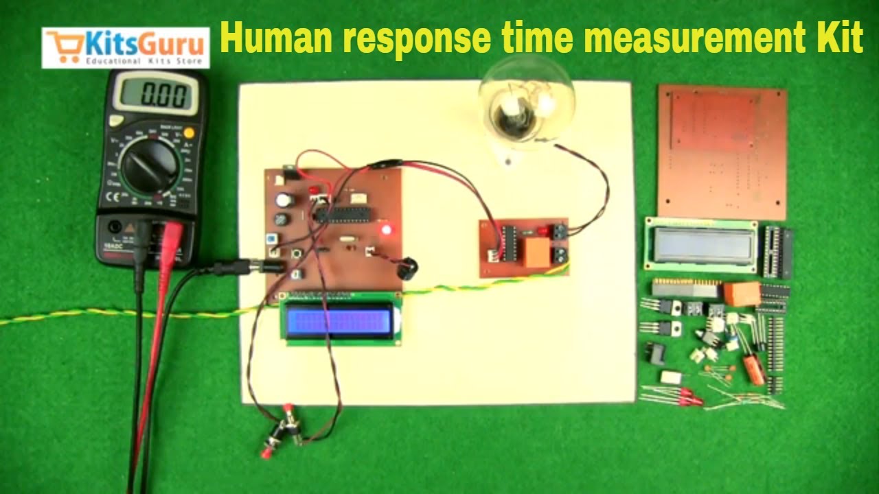 Human Response Time Measurement | DIY Kit | Visual response time & Audio response time measurement