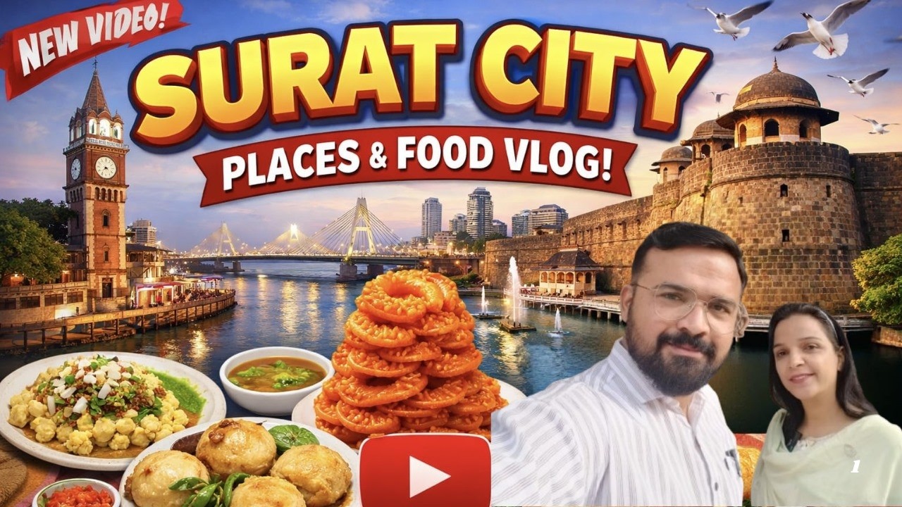 Surat Gujarat Travel Vlog | Surat Famous Street Food | Shyam Temple Surat | Khatu Shyam Temple Surat