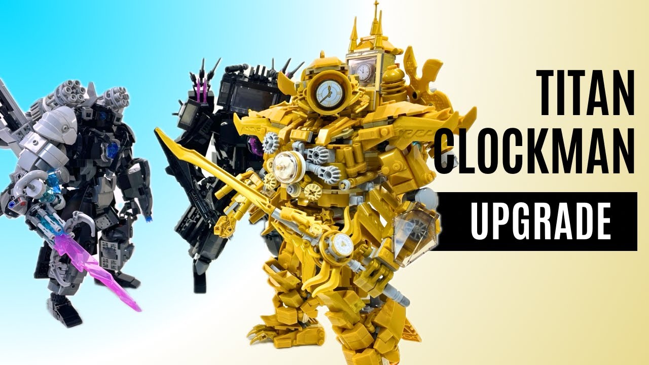 Lego MOC_Titan Clock man 2.0 타이탄클락맨 #legomoc #legomech #skibiditoilet #titanclockman #domstudio