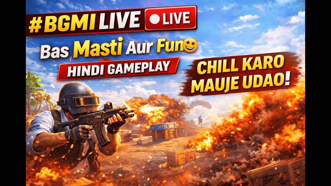 BGMI LIVE 🔴 | Chill Gameplay | Masti Time 😎