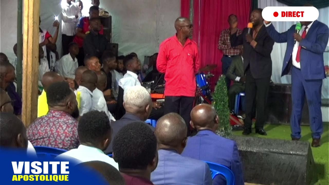VISITE APOSTOLIQUE DANS LA STATION DE KANSELE PAR L'APOTRE ROMAIN TSHIUNZA