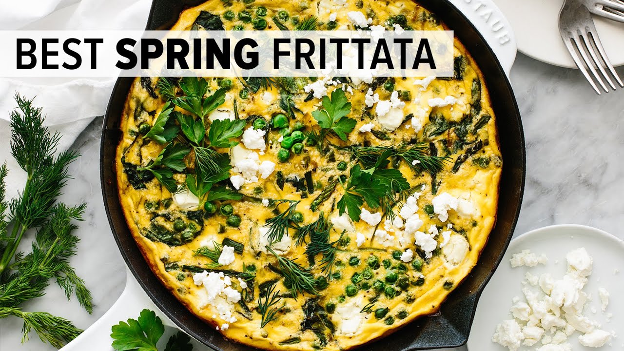 BEST FRITTATA RECIPE | with vibrant spring vegetables