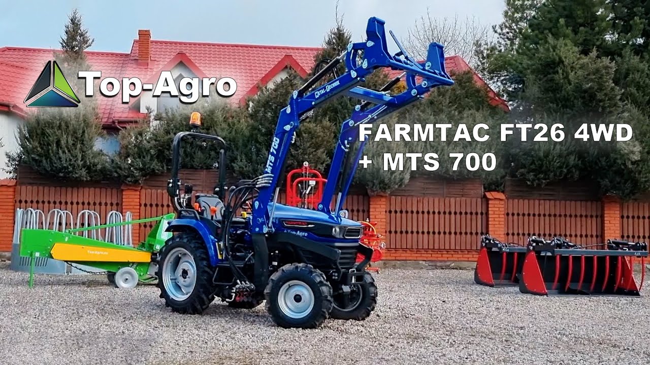 Farmtrac FT26 + Ładowacz Metal-Technik MTS 700 | Top-Agro