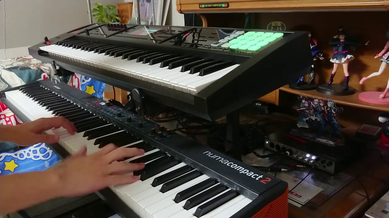 【バンドリ！】Ringing Bloom/Roselia キーボードを弾いてみた