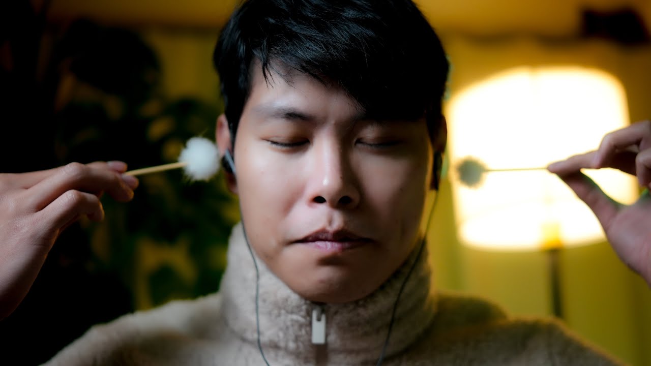 Ear-Focused Sleep Sounds – Slow Brushes, Feathers & Bamboo (No Talking)