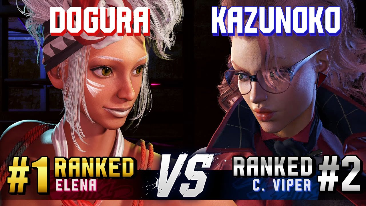 SF6 ▰ DOGURA (#1 Ranked Elena) vs KAZUNOKO (#2 Ranked C.Viper) ▰ High Level Gameplay