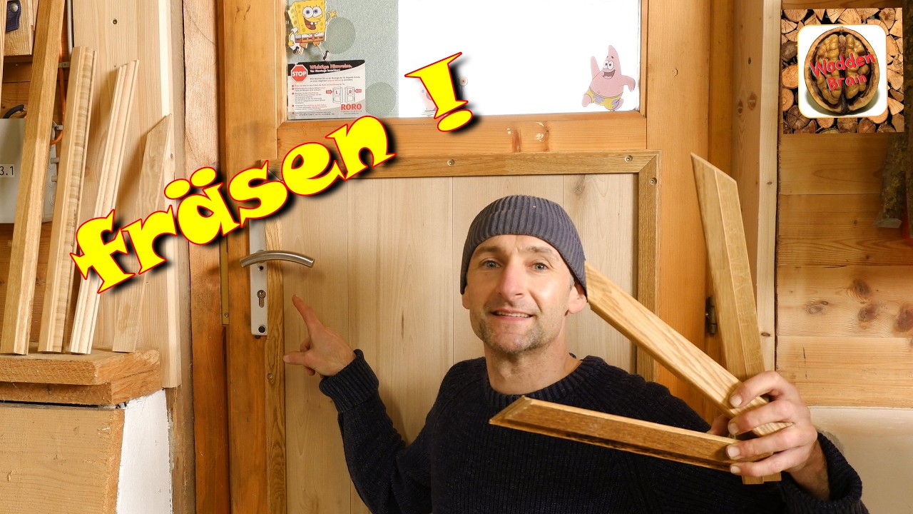 Holzzierleisten selber herstellen💫. Holzleisten für die Holztüre🚪 herstellen geht das?😉