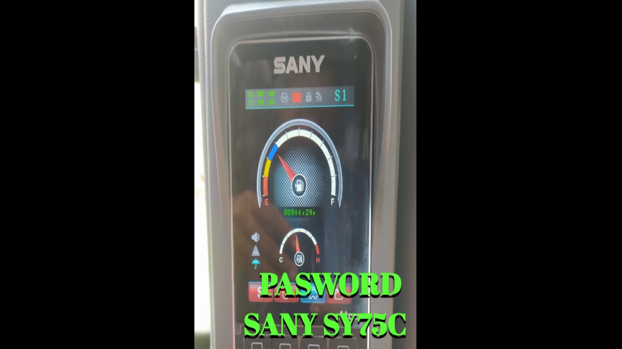 PASSWORD SANY SY75C //kode monitor sany sy75c terbaru 2022// KENTUBE TV