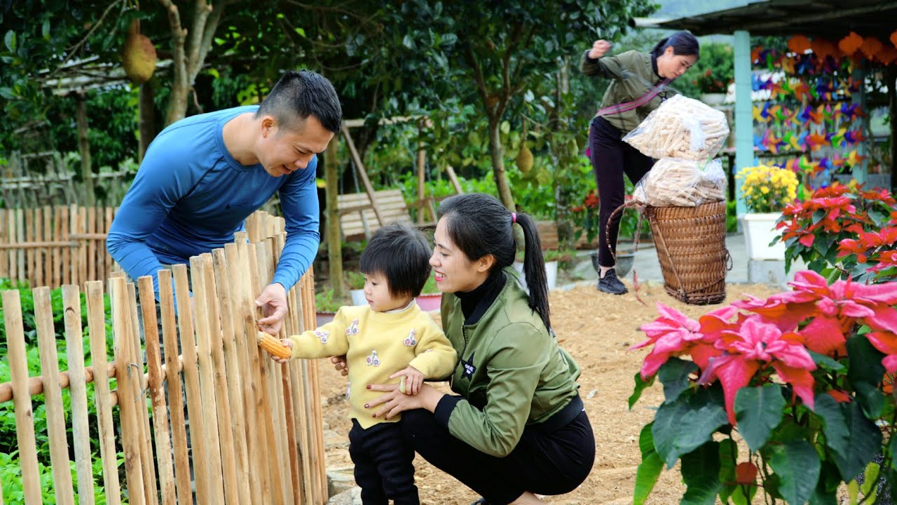Wooden protective fences were erected. New Year's gift for Little Angels