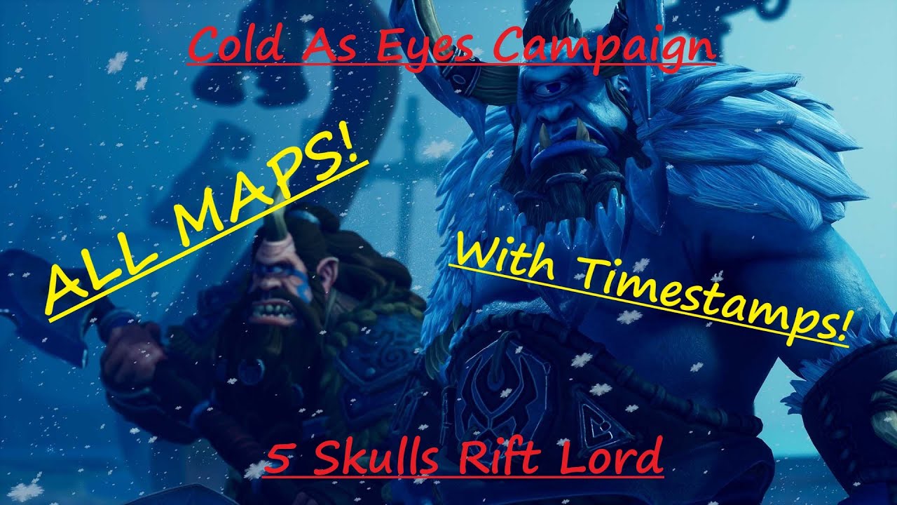 Orcs Must Die! 3 | Cold As Eyes Campaign - 5 Skulls Rift Lord [With Timestamps]