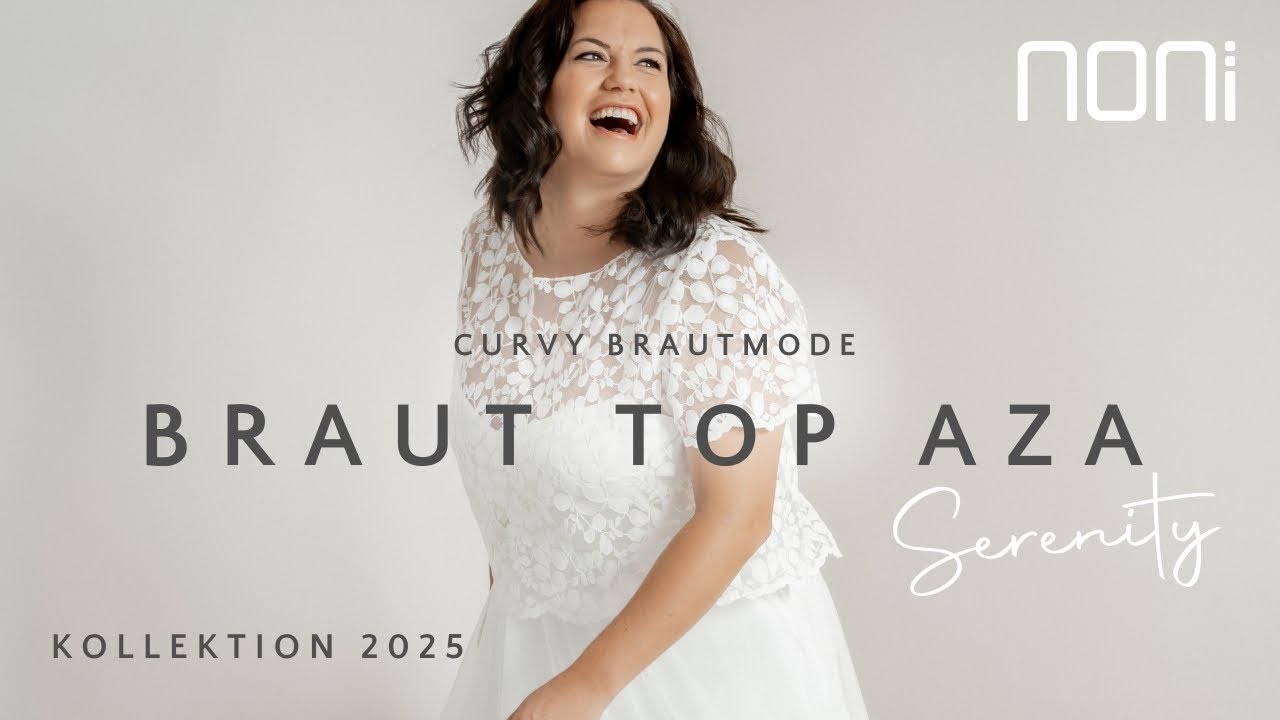 Boho Braut Top Aza f&uuml;r gro&szlig;e Gr&ouml;&szlig;en - noni Curvy Brautmode Kollektion 2025 