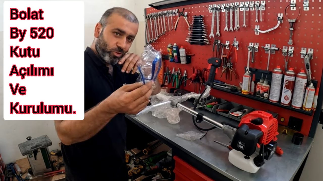 Bolat BY 520 Motorlu Tırpan Kurulumu ve Kutu Açılımı Nasıl Yapılır..