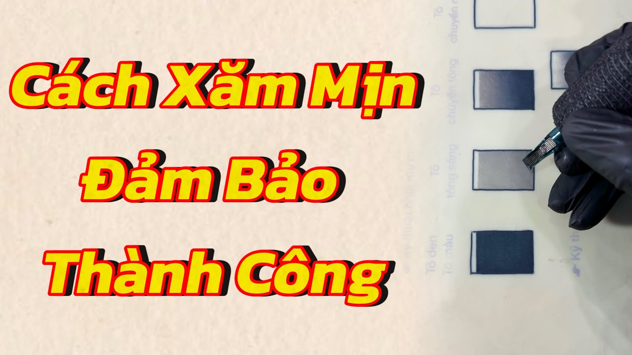 Tập xăm trên da giả: Cách đánh bóng hình xăm để không bị lốm đốm