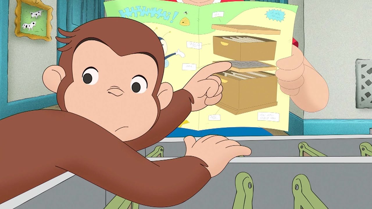 ジョージ、ハチの巣を作る 🍯 🐝 おさるのジョージ