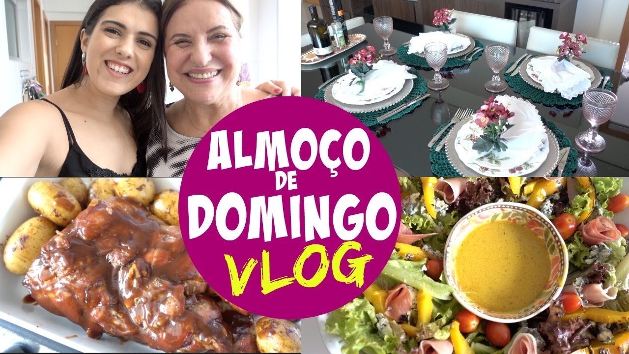 ALMOÇO DE DOMINGO PARA SOGRO E SOGRA - VLOG