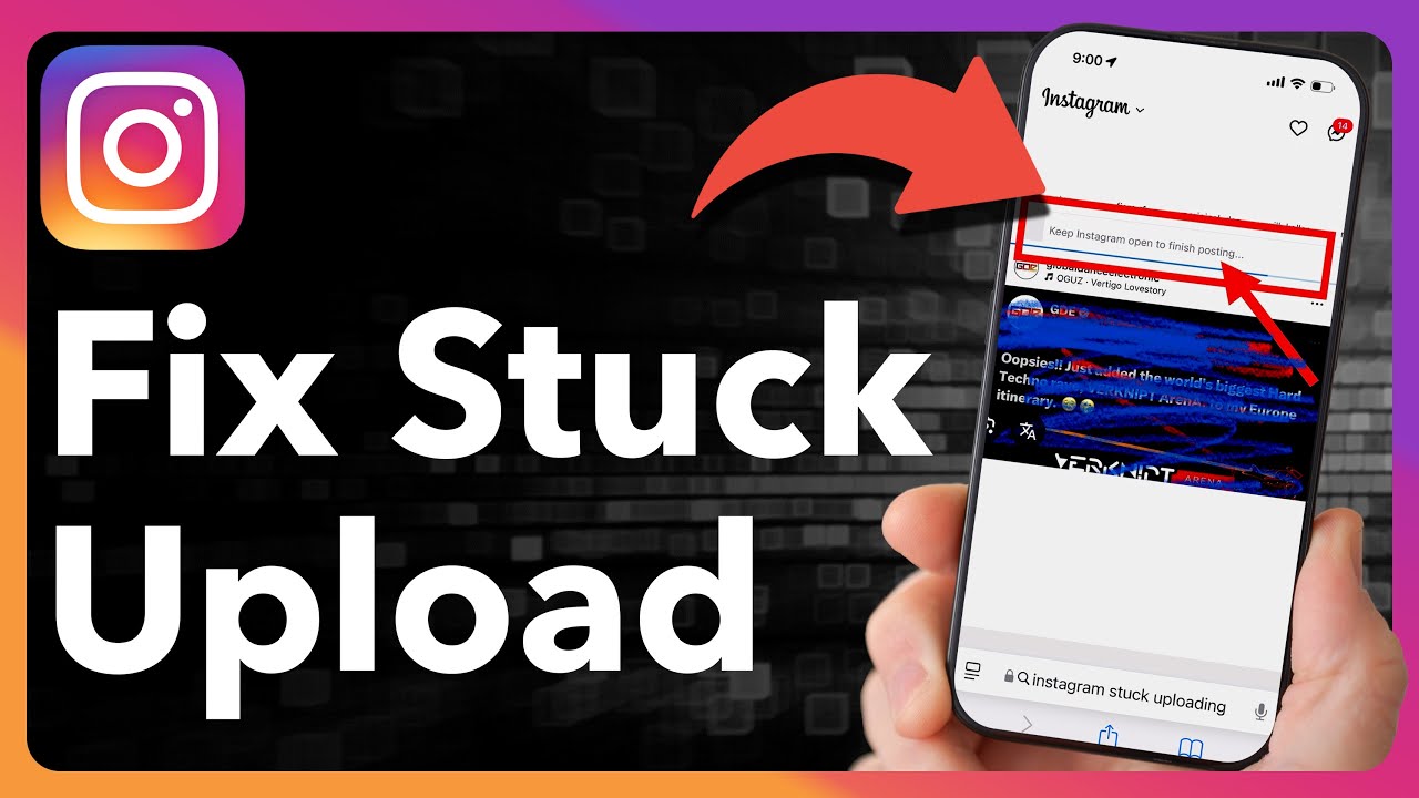 How To Cancel Stuck Upload On Instagram