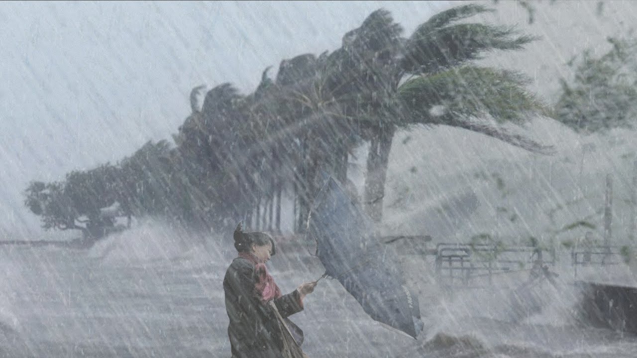 This Storm Is Unnatural! The Biggest Windstorm Ever And Lightning Keeps Hitting Me