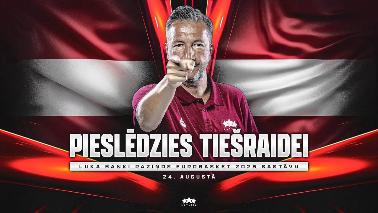 Latvijas vīriešu basketbola valstsvienības sastāva paziņošana EuroBasket2025
